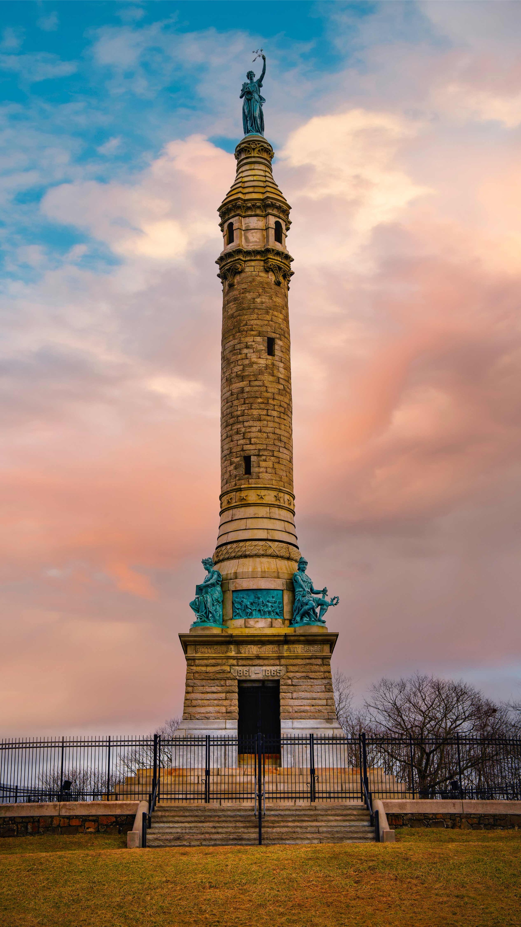 East Rock Park monument near The Winston - New Haven, CT