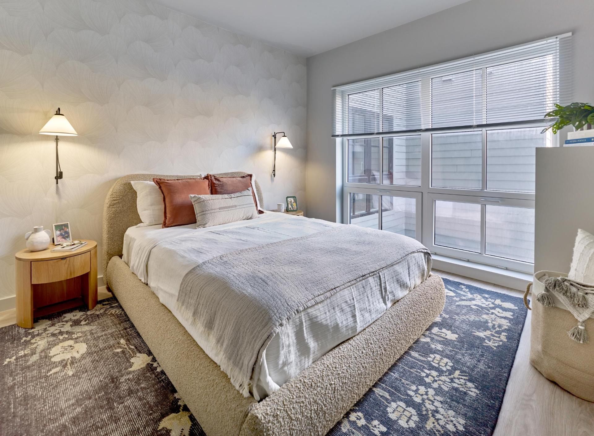 The Winston apartment bedroom - New Haven, CT